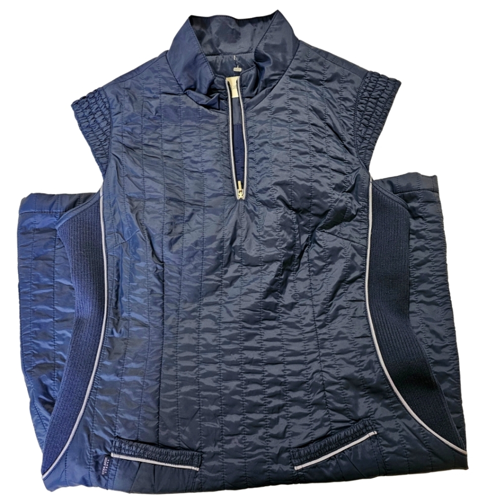 Nina Ricci Midnight Blue Quilted Vest